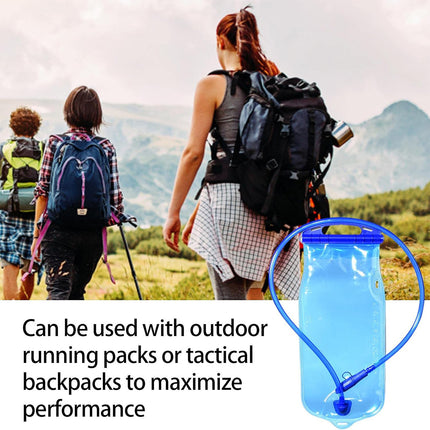 Collapsible Water Bag PEVA 1L 2L 3L Foldable Hiking Camping Drinking Tube