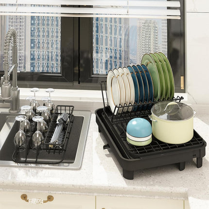 Kitchen Bowl Plate Storage Rack Sink Chopstick Holder Dish Draining Shelf