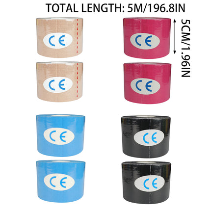 Elastic Sports Muscle Tape Waterproof Kinesiology Support Roll for Training Gym