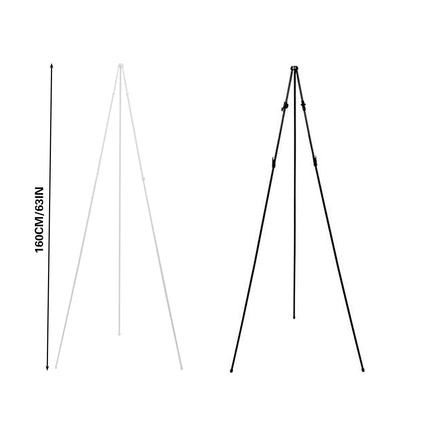 Adjustable Folding Easel Cross-Border New Style Metal Tripod Easel High Stability