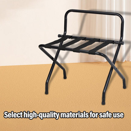 Stainless Steel Foldable Luggage Rack Portable Storage Stand for Suitcase Travel