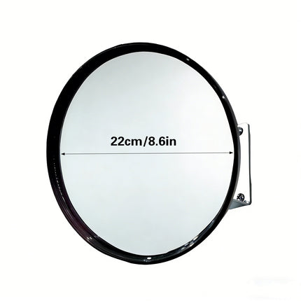 Round Convex Security Mirror 22cm Lightweight Shatterproof Blind Spot Mirror
