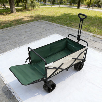 Foldable Outdoor Camping Wagon Cart for Beach Garden Utility Trolley/Wheels