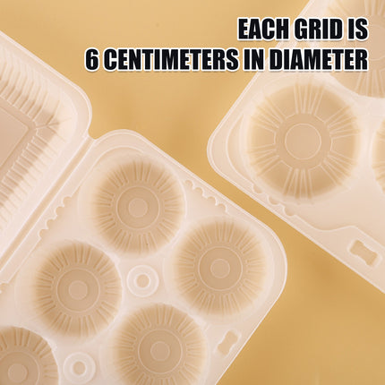100PCS Disposable Food-Container 4/6 Grids Easy to Stack for Takeaway Box Meal