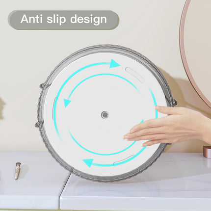 Rotating Vanity Storage Rack 360 Degree Cosmetic Organizer For Makeup Beauty