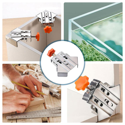 Angle Clamp Set 4pcs 90-Degree Adjustable L Shape Corner Woodworking Position