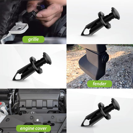 35PCS Auto Parts Screws Fender Bumper Fasteners Anti Rust Corrosion Resistant