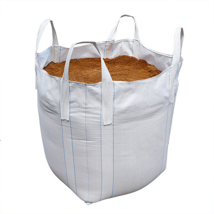 Heavy Duty Bulk Ton Bag White Thickened Woven Sack Large Lifting Storage Bag