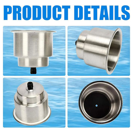 2PCS Boat Cup Holder Yacht Drink Rack Marine Tea Beverage Mount for Watercraft