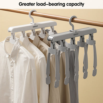 Foldable Multi Function Clothes Hanger Space Saving Non Slip For Coats Shirts