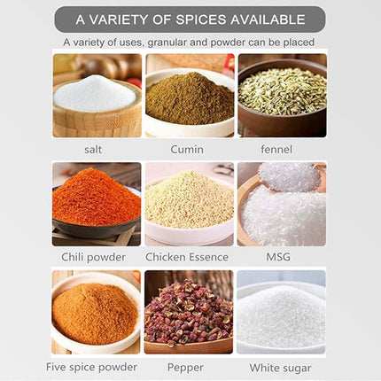 110/130ML Seasoning Bottle Rotating Spice Jar Condiment Container Kitchen Spicer