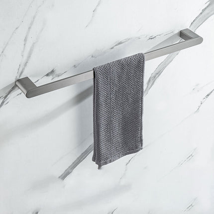 Bathroom Towel Rack Wall Mounted Stainless Steel Bath Towel Holder For Storage
