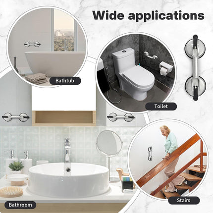 Heavy Duty Double Suction Cup Lifter for Glass Tile Aluminium Handle Strong