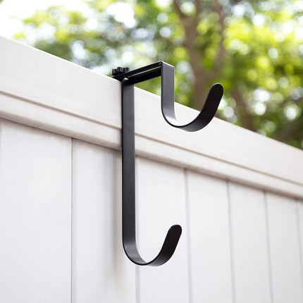 2PCS Pool Towel Hooks Punch Free Metal Double Hook Wall Mount Holder Portable