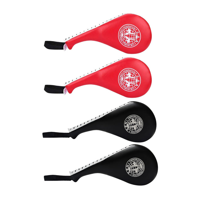 Taekwondo Kick Target 2PCS PU Foot Board Double Blade Training Pad 36 x 18cm