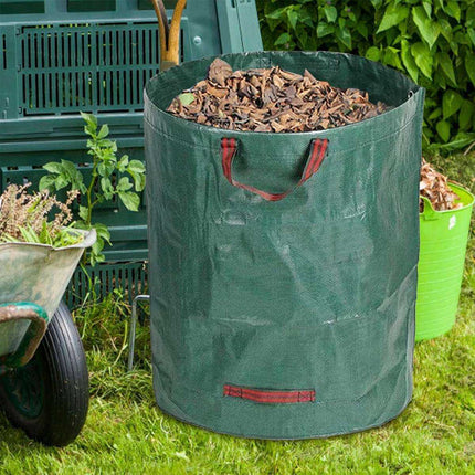 Garden Waste Bags 8 Pack 272L Reusable Heavy Duty Leaf Lawn Collection Sacks