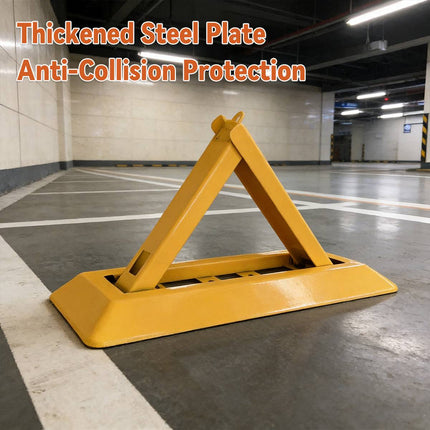 Triangle Foldable Residential Parking Space Lock Steel