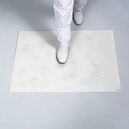 Sticky Dust Floor Mats 10 Pack 115 x 65cm White Peel Sheets
