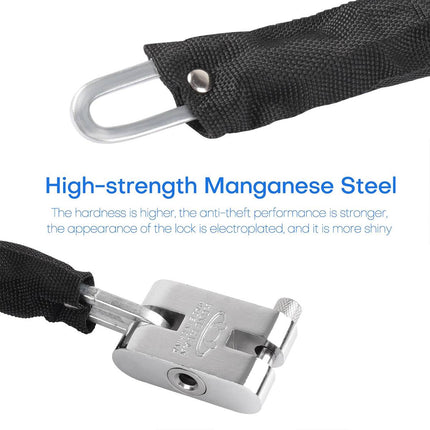 Heavy Duty Combination Padlock Chain High Security Anti Theft Lock For Gate Bike