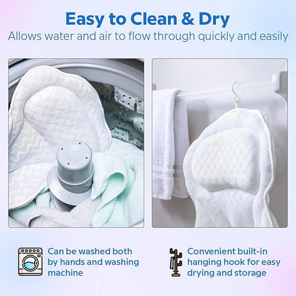 Butterfly Mesh Bath Pillow with 6 Suction Cups