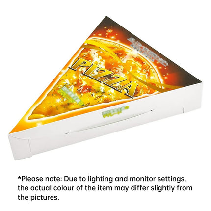 100PCS Triangle Pizza Box Food Grade Material Oil Proof for Takeaway Delivery