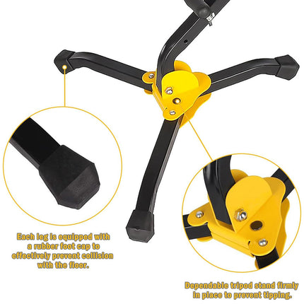 Portable Foldable Alto Tenor Saxophone Stand Stable Non Slip For Music Practice