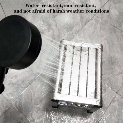 Household Waterproof Stainless Steel Square Stool  Anti Slip Durable SpaceSaving