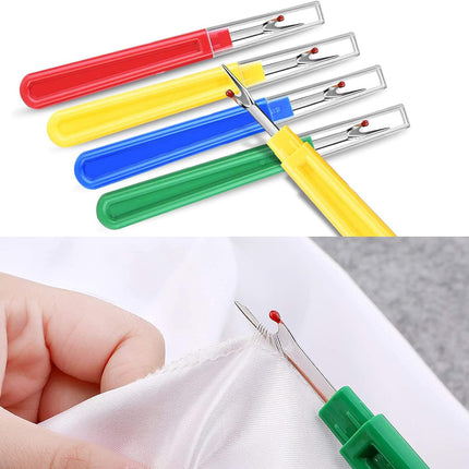 8 PCS Seam Ripper Plastic Handle Thread Cutter Sewing Craft Easy to Use Durable