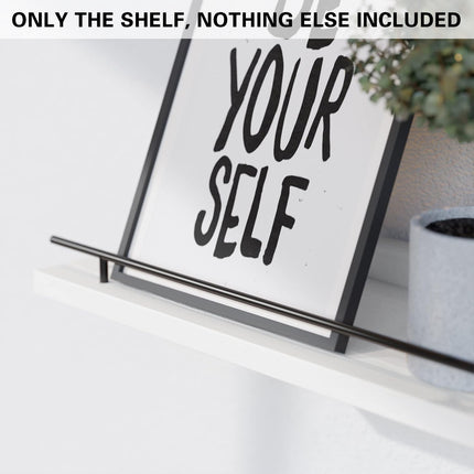 3PCS Wooden Wall Shelves for Bathroom Bedroom Floating Durable For Storage Decor