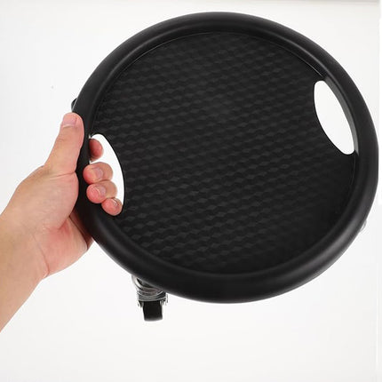 Quiet Abdominal Exercise Plate with Castor Non Slip Surface Home Gym Fitness