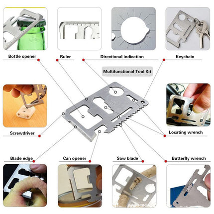 Outdoor Adventure Multi Function Camping Tool Set Portable Camping Hiking