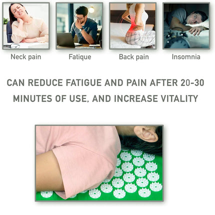 Long Acupressure Mat Massage Yoga Mat Non Slip Pain Relief for Body Relaxation