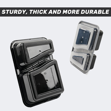 30PCS Takeout Packaging Box 800/950ml for Restaurant Party Meal Prep
