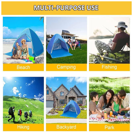 Pop Up Beach Tent Outdoor Shade Shelter Portable Camping Picnic Windproof