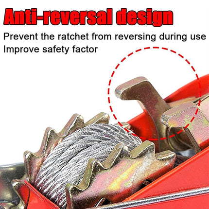 Manual Steel Cable Tensioner Heavy Duty for Wire Rope Fencing Construction