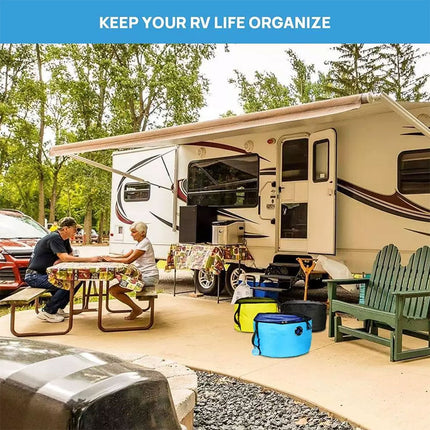 Hose Storage Bag Caravan Camping RV Cable Water Hose Electrical Cords Organizer