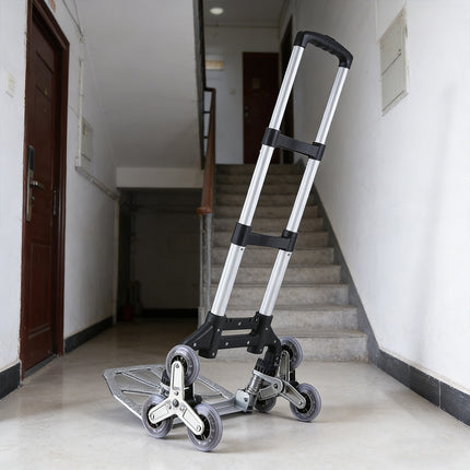 Folding Hand Truck Cart with Wear-Resistant Wheels Large Capacity Portable