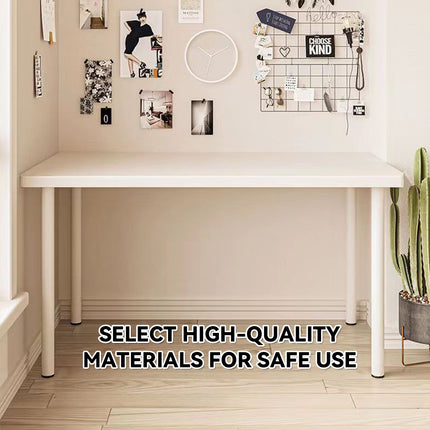 Compact Computer Desk White Study Table Home Office Workstation 100x60cm