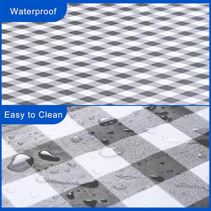 Durable Waterproof 3pcs Outdoor Patio Picnic Tablecloth Cover Set for BBQs
