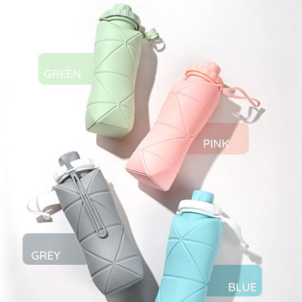 Large Capacity Outdoor Travel Portable Sports Foldable Water Bottle Durable