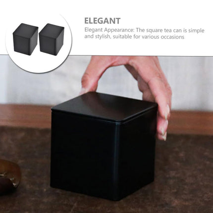 10PCS Square Candy Tea Storage Container with Lid for Home Wedding Organisation