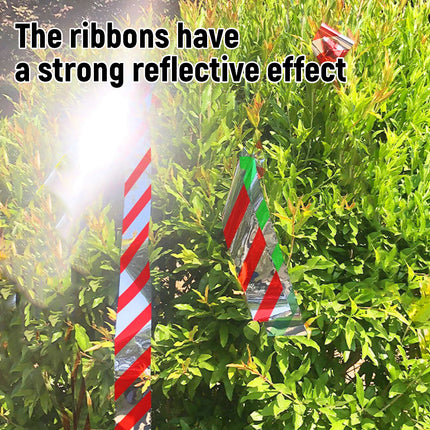 10PCS Orchard Farmland Reflective Bird Repellent Tape Crop Protection Ribbon