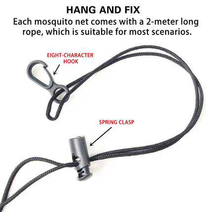 Outdoor Travel Hotel Mosquito Net Ultra Light Portable Encrypted Thickened Home