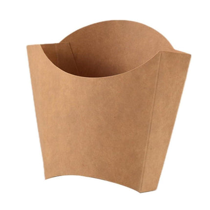 100pcs Kraft Paper Popcorn Box Folding Baking Box Party Snack Treat Container