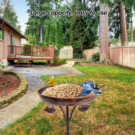 Outdoor Garden Bird Feeder Hanging Water Dispenser for Patio Balcony Wild Birds