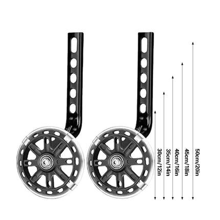 Kids Bicycle Training Wheels Set High-Quality Safety Balance Adjustable Height