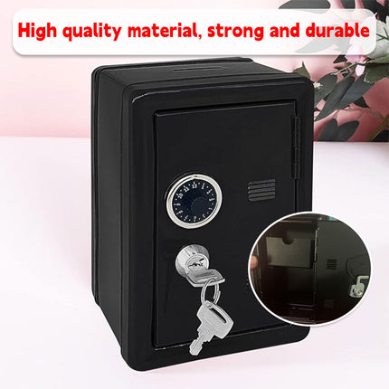 Piggy Bank Safe Cash Register Box Small Household Money Storage Safe