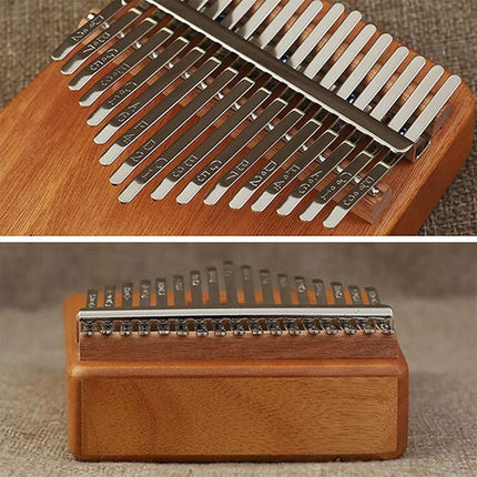 17-Tone Kalimba Thumb Piano Finger Piano with Kabarin Wooden Box Music Instrument