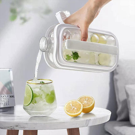 Portable Ice Hockey Pot Ice Cube Tray Water Bottle Clear Household Ice Maker
