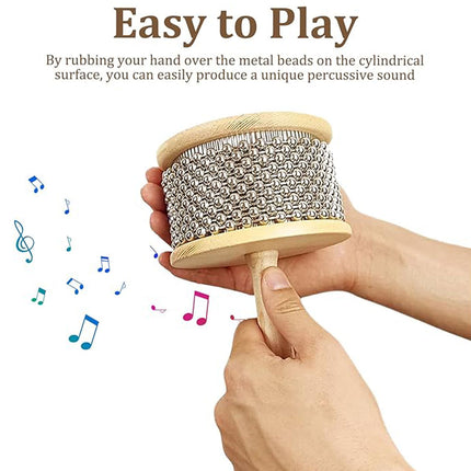 Orff Percussion Instrument Cabasa Handheld Rhythm Cabasa Music Shaker Tool